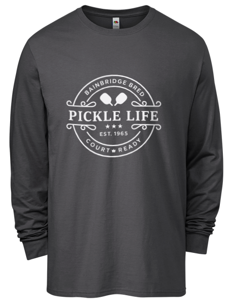 Bainbridge Life Pickleball Men's Long-Sleeve T-Shirt | Swagsta