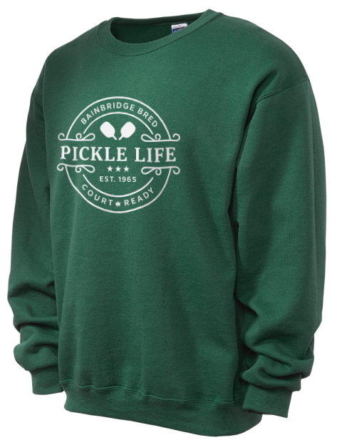Bainbridge Life Pickleball Unisex Crewneck Sweatshirt | Swagsta