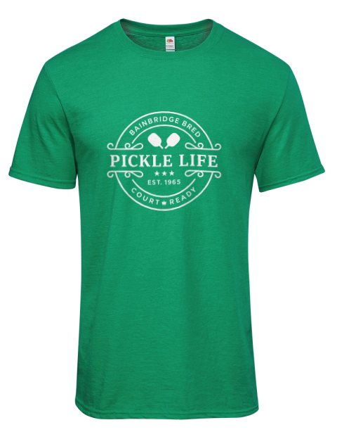 Bainbridge Life Pickleball Iconic Men's T-Shirt | Swagsta