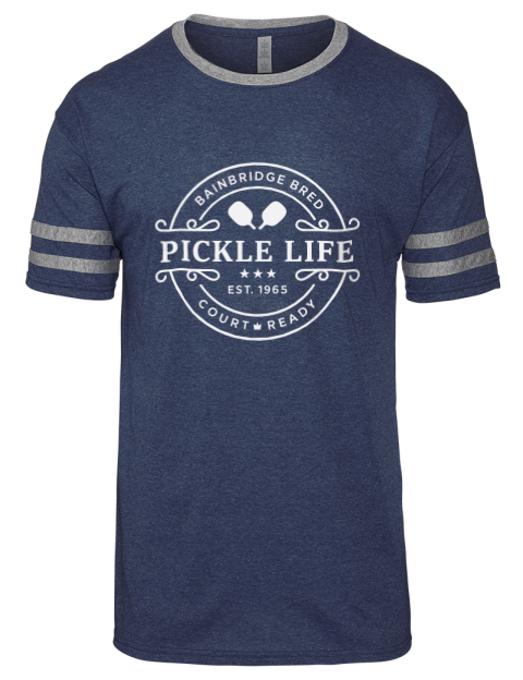 Bainbridge Life Pickleball Men's Tri-Blend T-Shirt | Swagsta