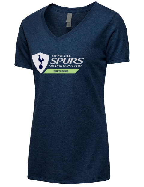 Official Edition Denton Spurs Premium Ladies V-Neck T-Shirt | Swagsta