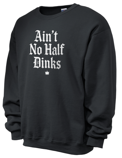 No Half Dinks Pickleball Unisex Crewneck Sweatshirt | Swagsta