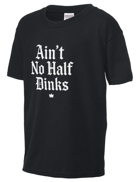 No Half Dinks Pickleball Youth T-Shirt | Swagsta