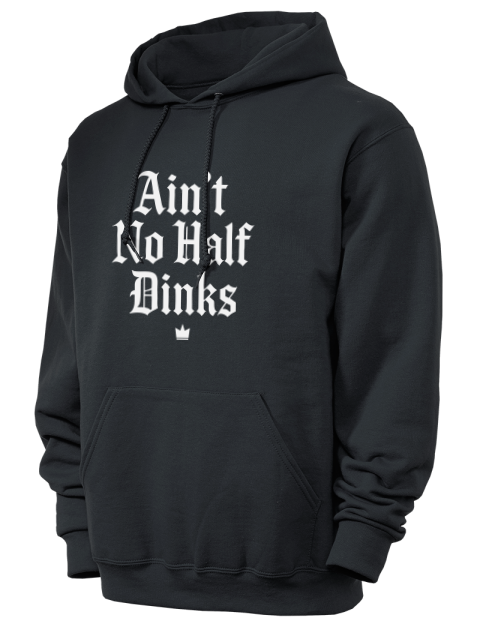 No Half Dinks Pickleball Unisex Hooded Sweatshirt | Swagsta