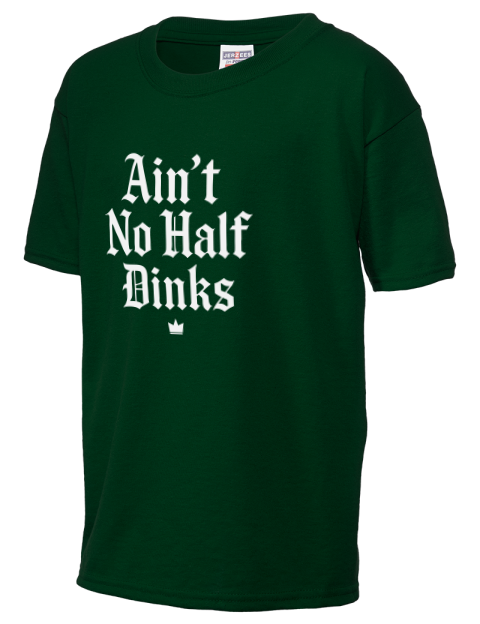 No Half Dinks Pickleball Youth T-Shirt | Swagsta
