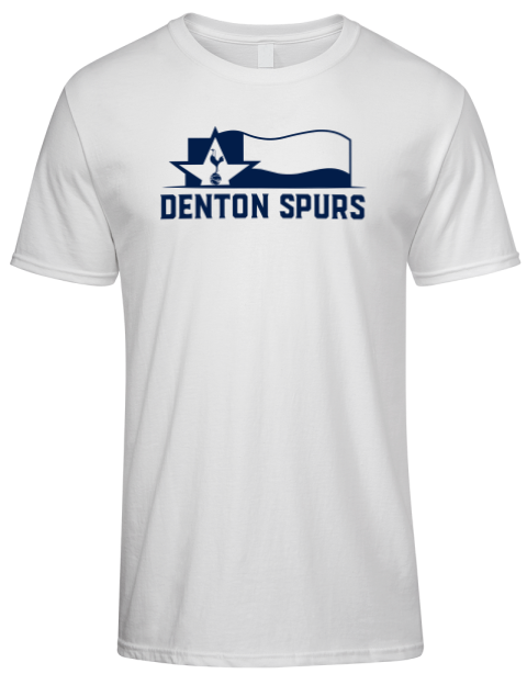 Local Club Denton Spurs Custom Premium Ring-Spun Cotton Unisex T-Shirt | Swagsta