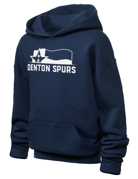 Local Club Denton Spurs Custom Youth Hooded Sweatshirt | Swagsta