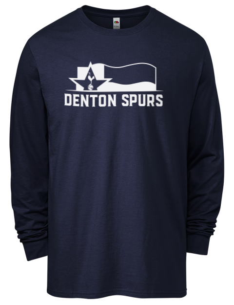 Local Club Denton Spurs Custom Men's Long-Sleeve T-Shirt | Swagsta