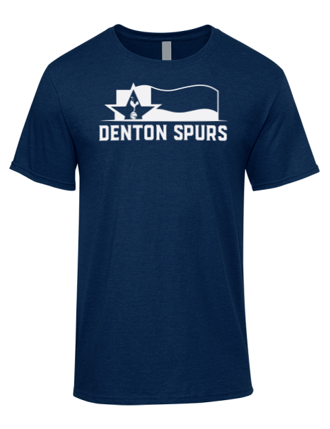 Local Club Denton Spurs Custom Premium Ring-Spun Cotton Unisex T-Shirt | Swagsta