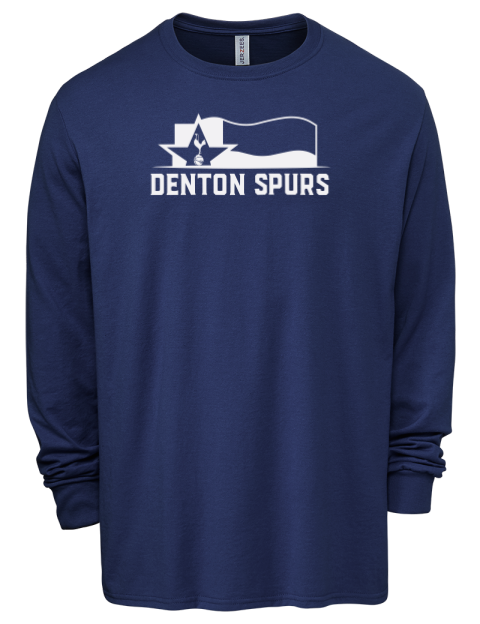 Local Club Denton Spurs Custom Men's Premium Blend Long Sleeve-T-Shirt | Swagsta