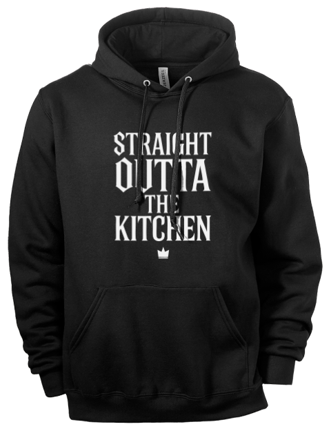 Straight Outta The Kitchen Pickleball Eco Premium Unisex Hooded Sweatshirt | Swagsta