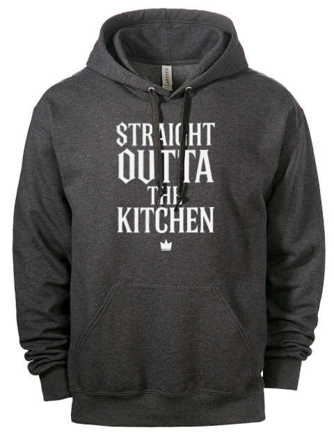 Straight Outta The Kitchen Pickleball Eco Premium Unisex Hooded Sweatshirt | Swagsta