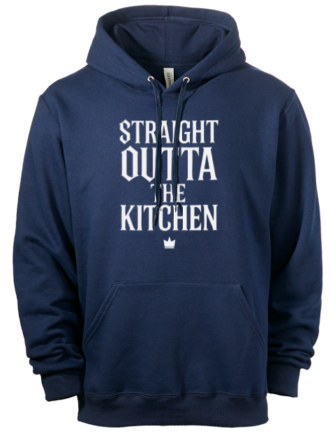 Straight Outta The Kitchen Pickleball Eco Premium Unisex Hooded Sweatshirt | Swagsta