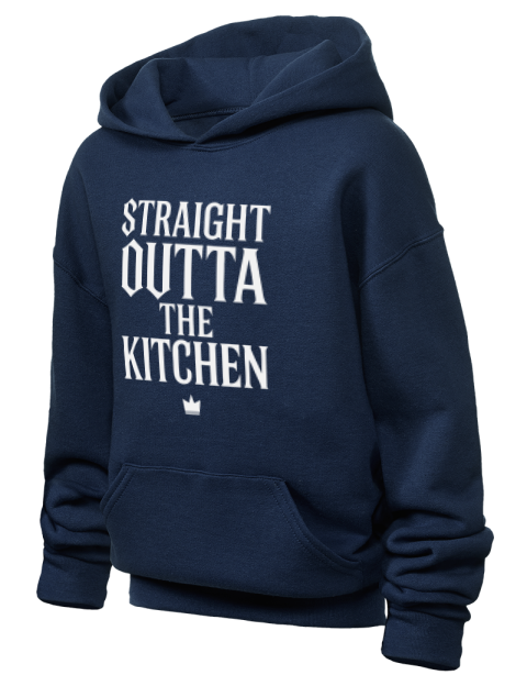 Straight Outta The Kitchen Pickleball Youth Hooded Sweatshirt | Swagsta