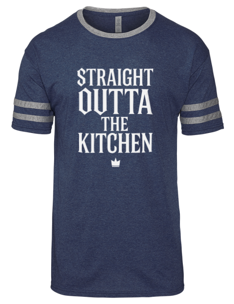 Straight Outta The Kitchen Pickleball Men's Tri-Blend T-Shirt | Swagsta