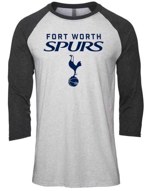 Classic Edition Fort Worth Spurs Unisex Premium Three-Quarter Raglan T-Shirt | Swagsta