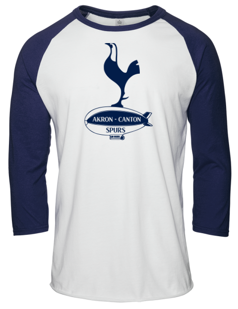 Local Club Akron Canton Spurs Custom Unisex Premium Three-Quarter Raglan T-Shirt | Swagsta