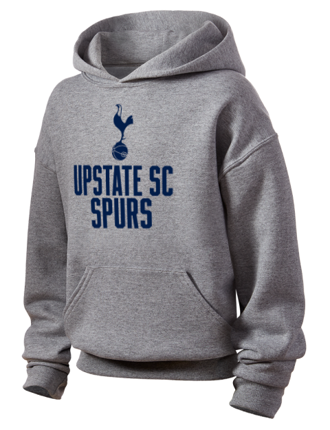 Stacked Upstate SC Spurs Youth Hooded Sweatshirt | Swagsta
