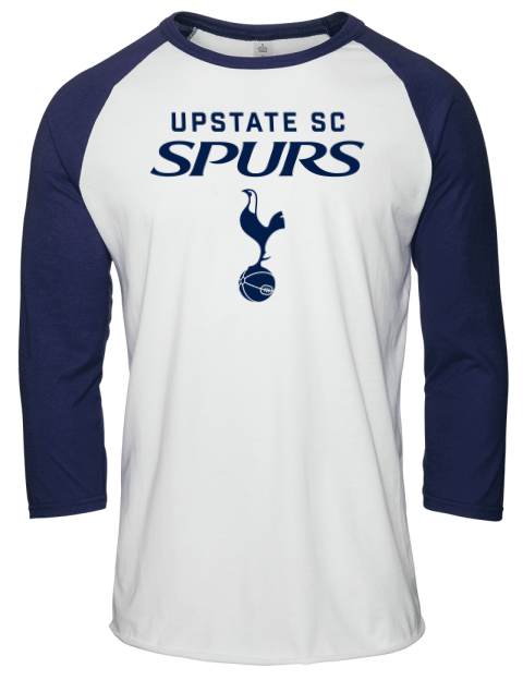 Classic Edition Upstate SC Spurs Unisex Premium Three-Quarter Raglan T-Shirt | Swagsta