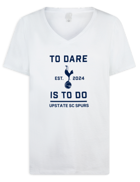 To Dare Upstate SC Spurs Premium Ladies V-Neck T-Shirt | Swagsta