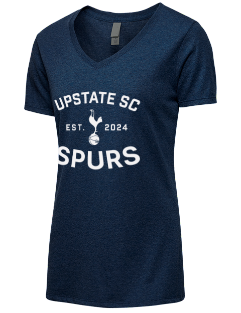 COYS Upstate SC Spurs Premium Ladies V-Neck T-Shirt | Swagsta