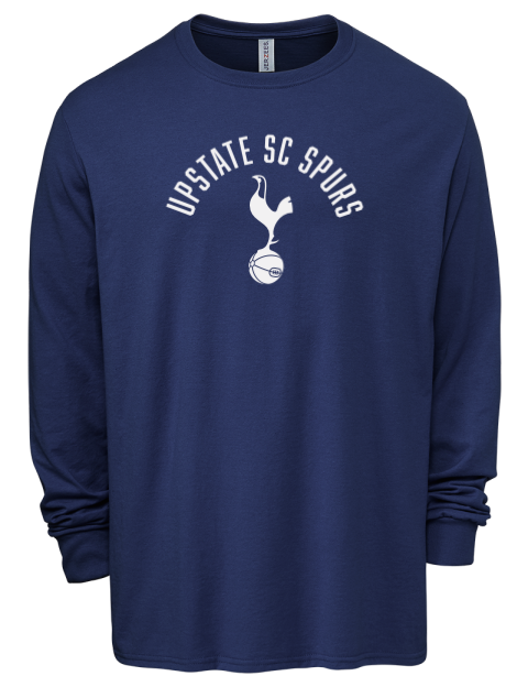 Arched Upstate SC Spurs Men's Premium Blend Long Sleeve-T-Shirt | Swagsta