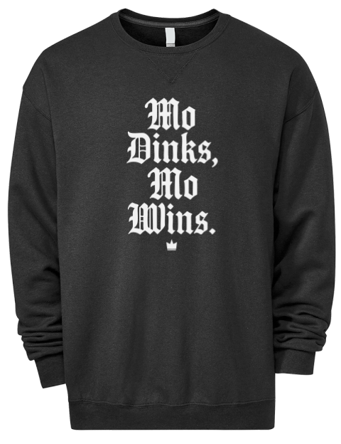 Mo Dinks Mo Wins Pickleball Premium Unisex Crewneck Sweatshirt | Swagsta