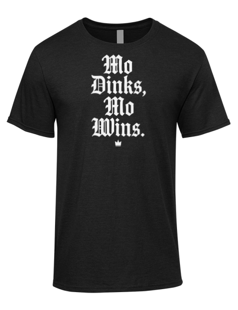 Mo Dinks Mo Wins Pickleball Premium Ring-Spun Cotton Unisex T-Shirt | Swagsta