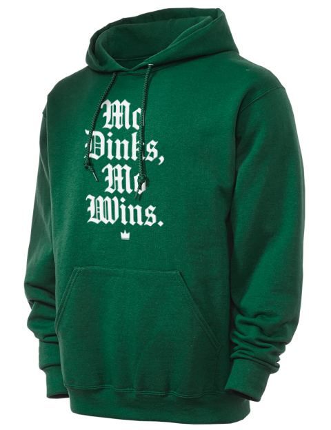 Mo Dinks Mo Wins Pickleball Unisex Hooded Sweatshirt | Swagsta