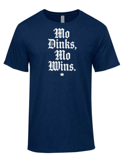 Mo Dinks Mo Wins Pickleball Premium Ring-Spun Cotton Unisex T-Shirt | Swagsta