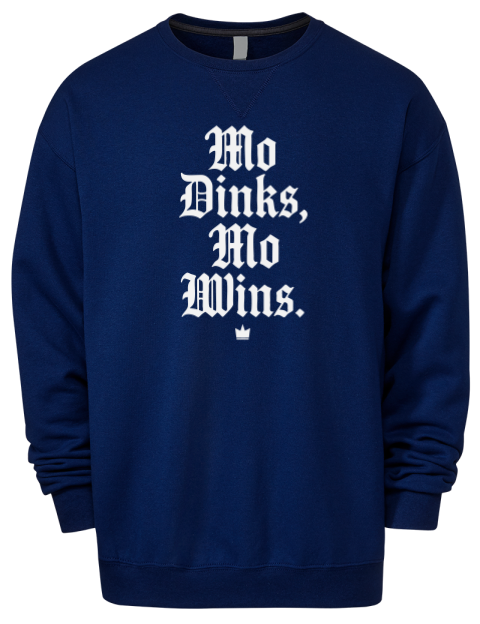 Mo Dinks Mo Wins Pickleball Premium Unisex Crewneck Sweatshirt | Swagsta