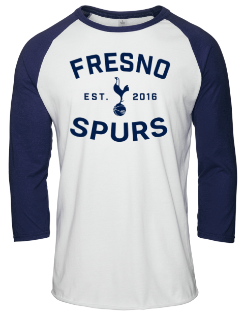 Fan Wear Fresno Spurs Unisex Premium Three-Quarter Raglan T-Shirt | Swagsta