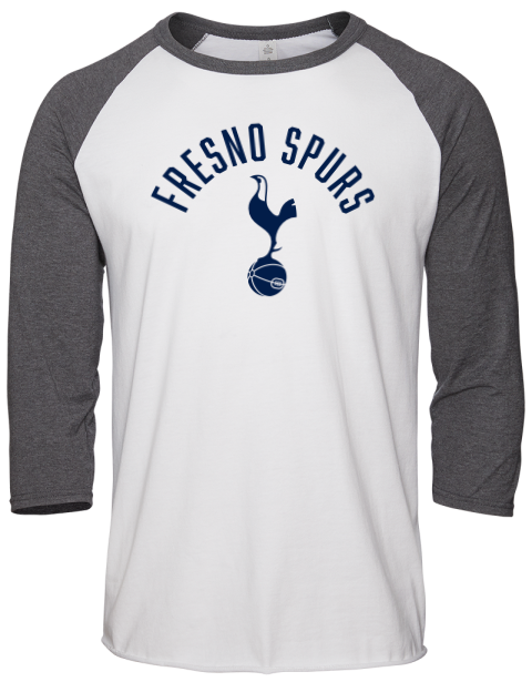 Classic Fresno Spurs Unisex Premium Three-Quarter Raglan T-Shirt | Swagsta