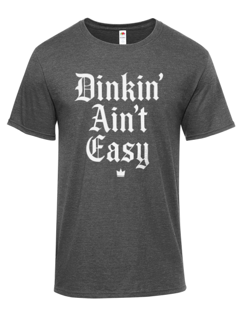 Dink'n Aint't Easy Pickleball Iconic Men's T-Shirt | Swagsta