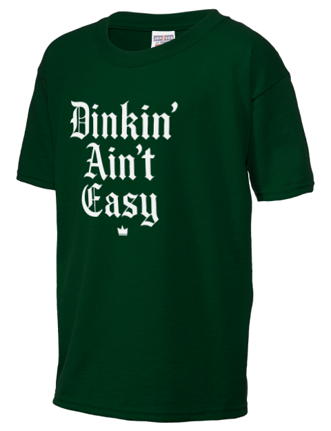 Dink'n Aint't Easy Pickleball Youth T-Shirt | Swagsta