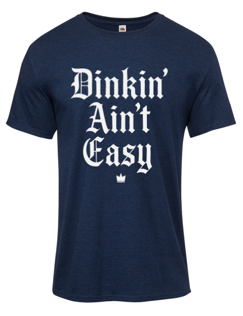 Dink'n Aint't Easy Pickleball Iconic Men's T-Shirt | Swagsta