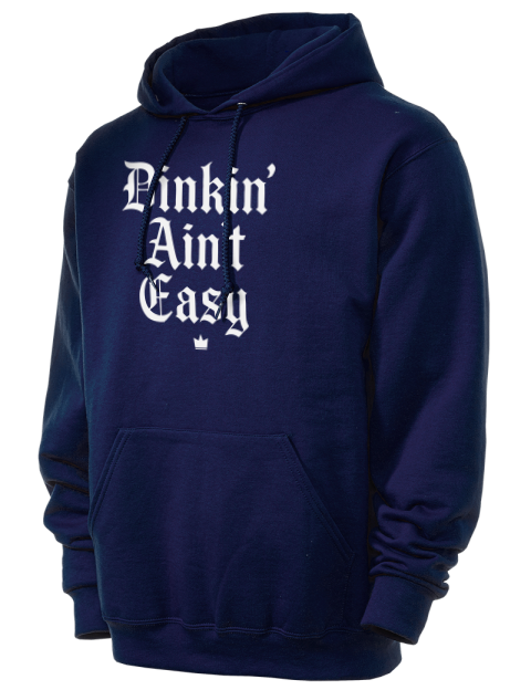 Dink'n Aint't Easy Pickleball Unisex Hooded Sweatshirt | Swagsta