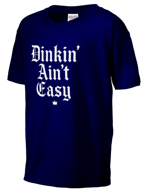 Dink'n Aint't Easy Pickleball Youth T-Shirt | Swagsta