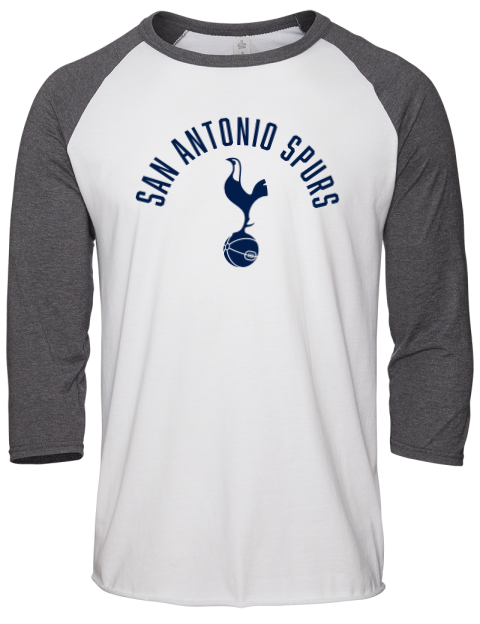 Classic San Antonio Spurs Unisex Premium Three-Quarter Raglan T-Shirt | Swagsta