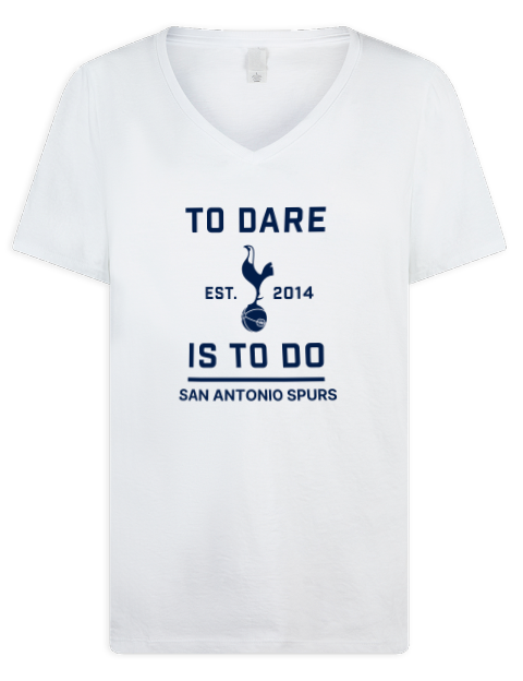 To Dare San Antonio Spurs Premium Ladies V-Neck T-Shirt | Swagsta