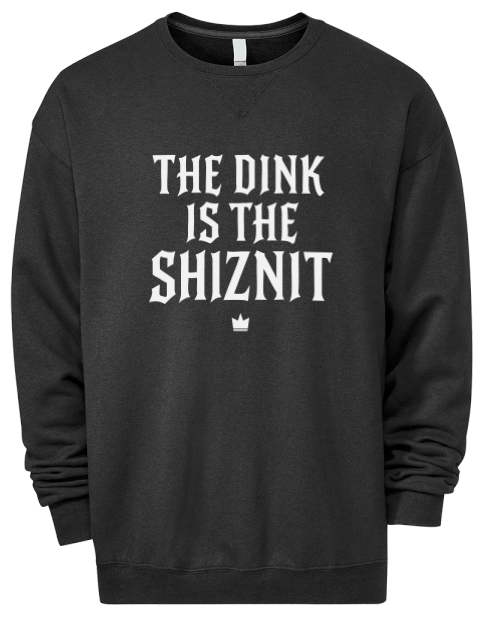 The Dink Is The Shiznit Pickleball Premium Unisex Crewneck Sweatshirt | Swagsta
