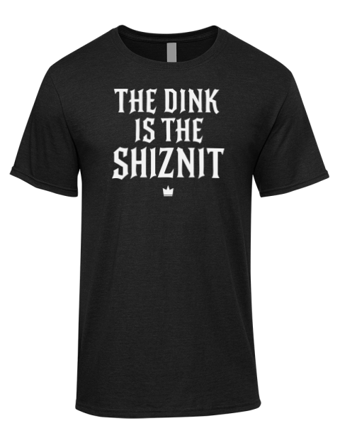 The Dink Is The Shiznit Pickleball Premium Ring-Spun Cotton Unisex T-Shirt | Swagsta