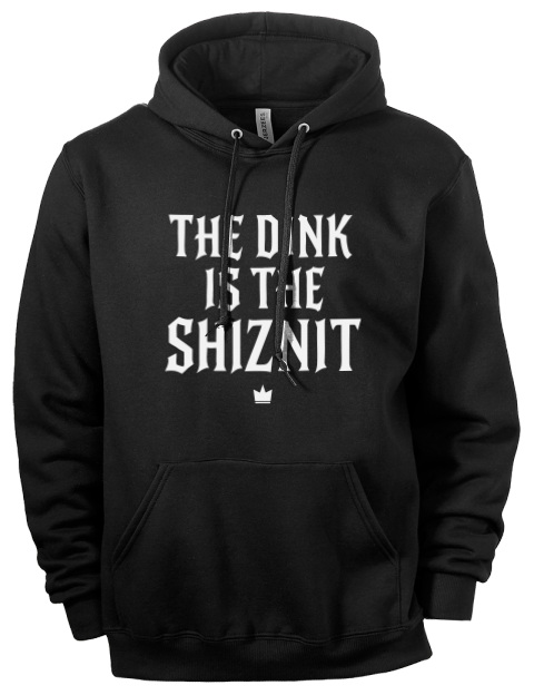 The Dink Is The Shiznit Pickleball Eco Premium Unisex Hooded Sweatshirt | Swagsta