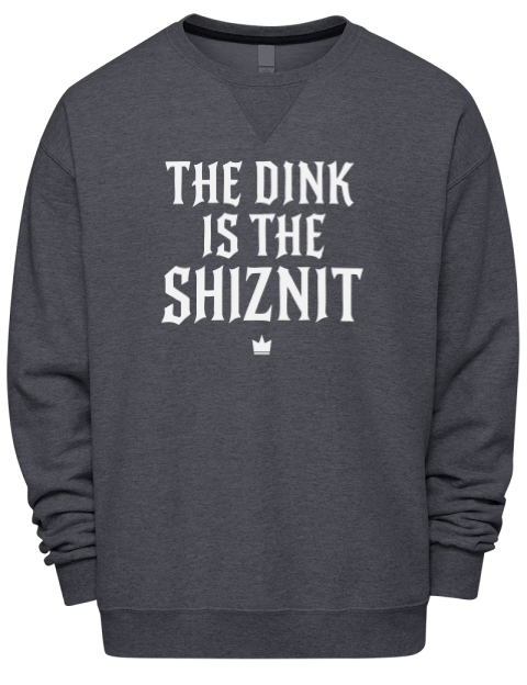 The Dink Is The Shiznit Pickleball Premium Unisex Crewneck Sweatshirt | Swagsta