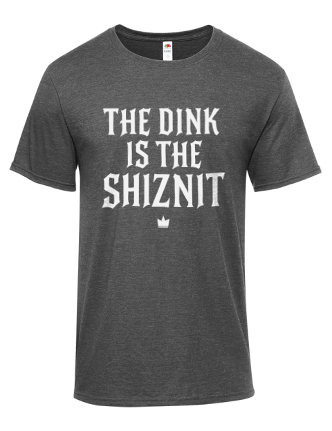 The Dink Is The Shiznit Pickleball Iconic Men's T-Shirt | Swagsta