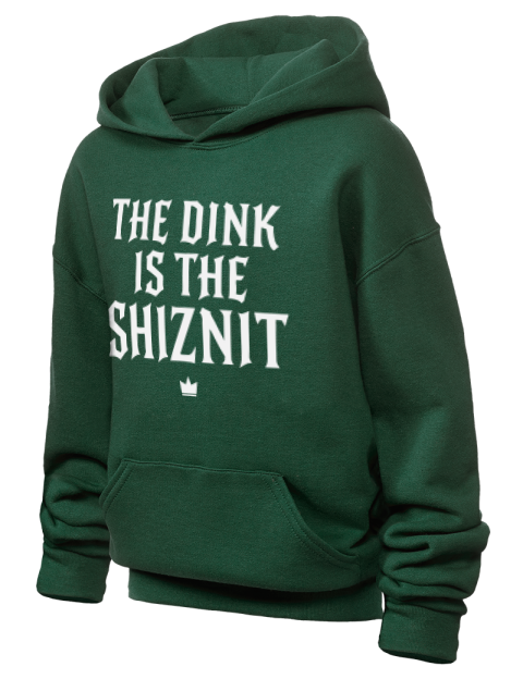 The Dink Is The Shiznit Pickleball Youth Hooded Sweatshirt | Swagsta