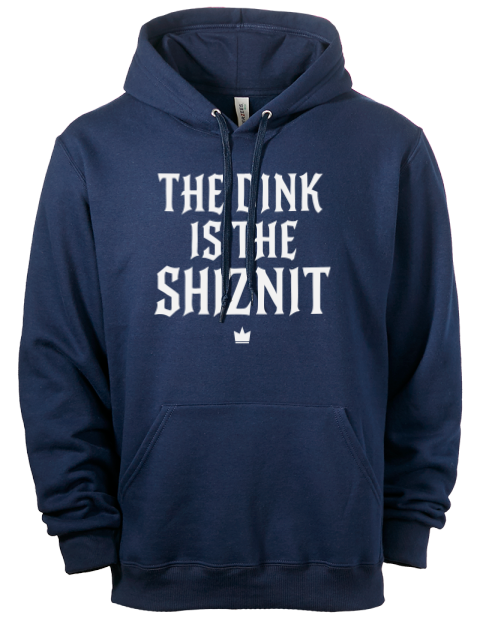 The Dink Is The Shiznit Pickleball Eco Premium Unisex Hooded Sweatshirt | Swagsta