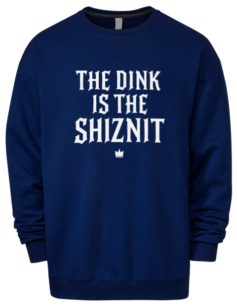 The Dink Is The Shiznit Pickleball Premium Unisex Crewneck Sweatshirt | Swagsta