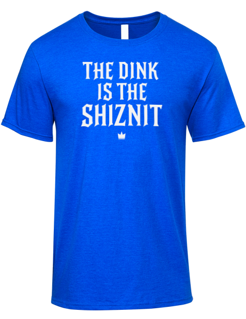 The Dink Is The Shiznit Pickleball Premium Ring-Spun Cotton Unisex T-Shirt | Swagsta
