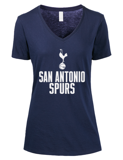 Full Stack San Antonio Spurs Premium Ladies V-Neck T-Shirt | Swagsta